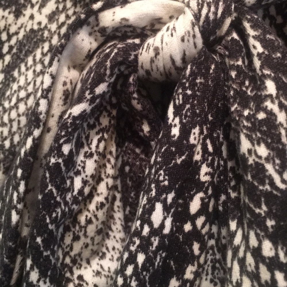 Goddess snakeskin jet black combo pants - Picture 4 of 13
